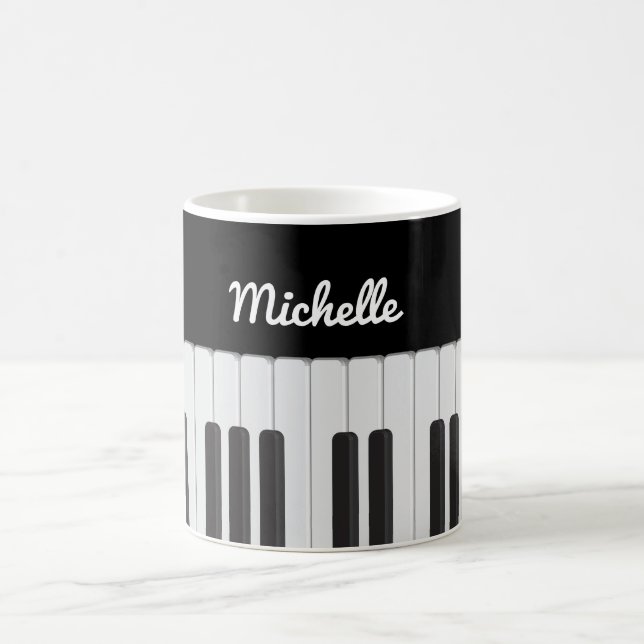 Taza De Café Teclado de piano (Centro)