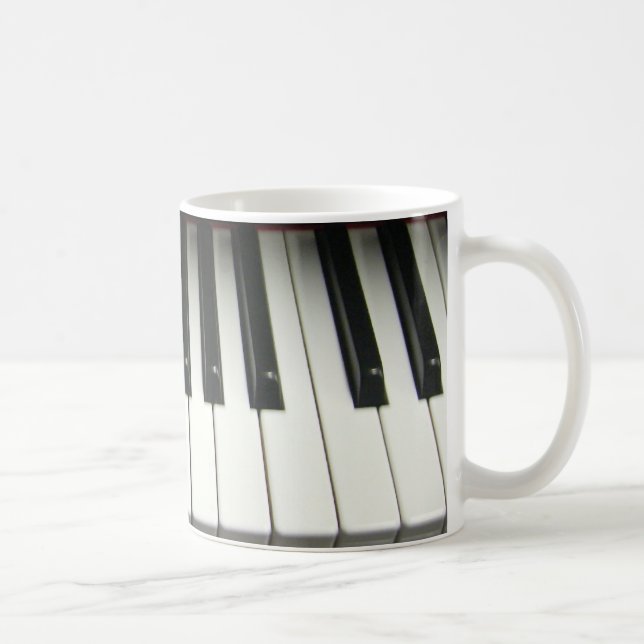 Taza De Café Teclado de piano (Derecha)