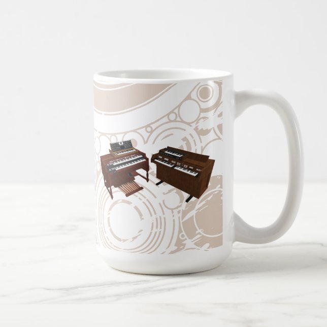 Taza De Café Teclados de época: Modelo 3D: Coffee Mug (Derecha)