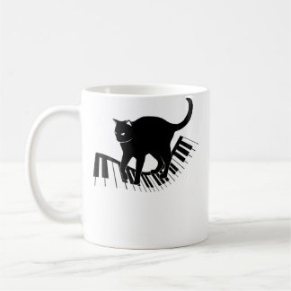 Taza De Café Teclas de piano divertidas regalo hombres mujeres 