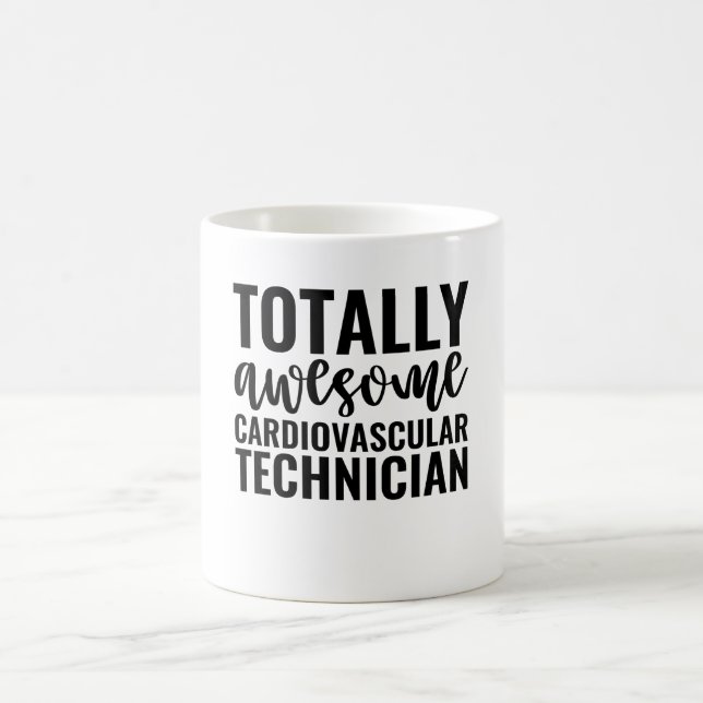 Taza De Café Técnico Cardiovascular Totalmente Increíble (Centro)