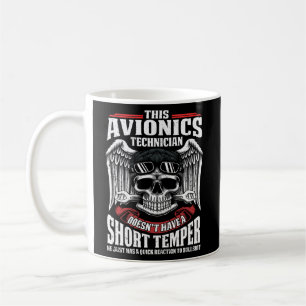 Taza De Café Técnico de Aeronaves Técnico de Avión Avionics T