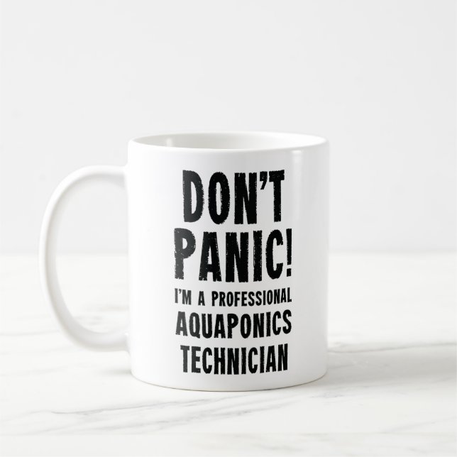 Taza De Café Técnico de Aquaponics (Izquierda)