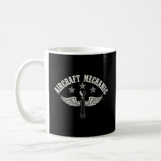Taza De Café Técnico de aviación de mantenimiento mecánico de a