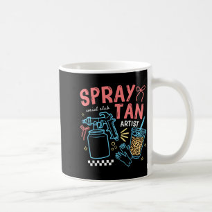 Taza De Café Técnico de bronceado en spray Retro Belleza Salón 