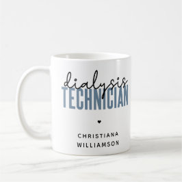Taza De Café Técnico de diálisis personalizado | Regalos tecnol