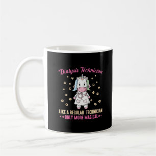 Taza De Café Técnico de diálisis Unicorn Enfermero Nefroólogo