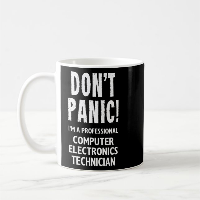 Taza De Café Técnico de Electrónica Informática (Izquierda)