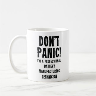 Taza De Café Técnico de fabricación de baterías