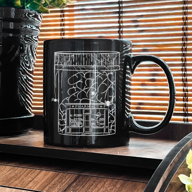 Taza De Café Técnico de Farmacia de Halloween, Funny Pharmacist (Subido por el creador)
