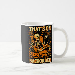 Taza De Café Técnico de Farmacia Halloween en Pedido Pendiente
