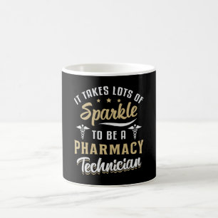 Taza De Café Técnico De Farmacia Se Toma Mucho Regalo De Espumo