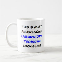 técnico de laboratorio, impresionante