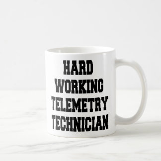 Taza De Café Técnico de telemetría de trabajo duro
