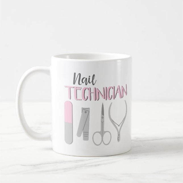 Taza De Café Técnico de uñas (Izquierda)