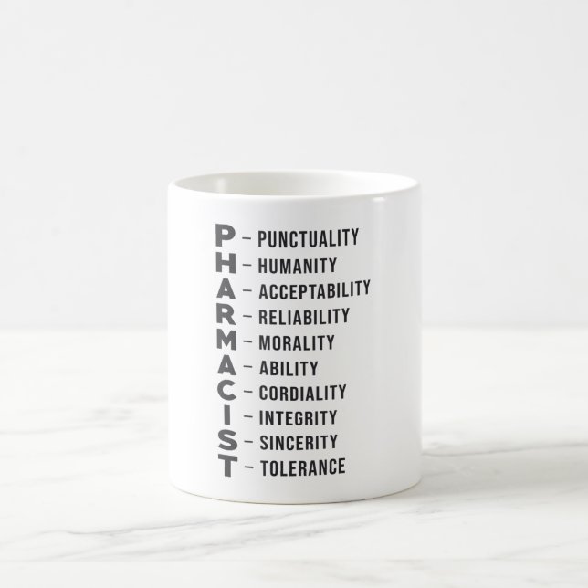 Taza De Café Técnico Farmacéutico Técnico Medicina Farmacéutica (Centro)