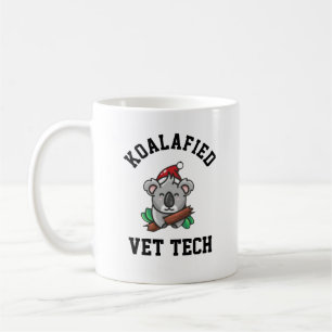 Taza De Café Técnico veterinario Koalafied