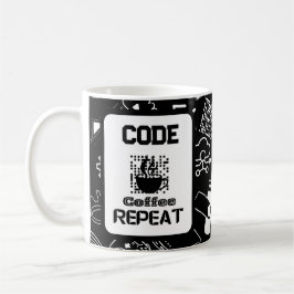 Taza De Café tecnología de codificación de programación de inge
