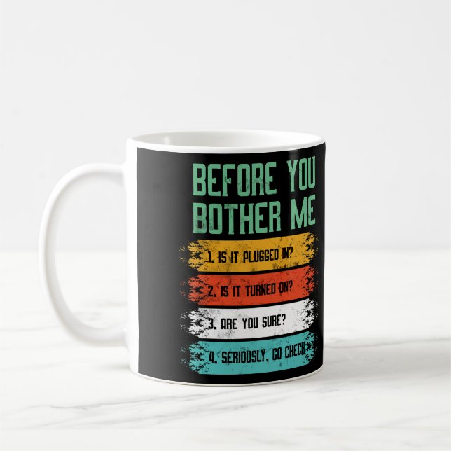 Taza De Café Tecnología de la información y apoyo técnico (Izquierda)