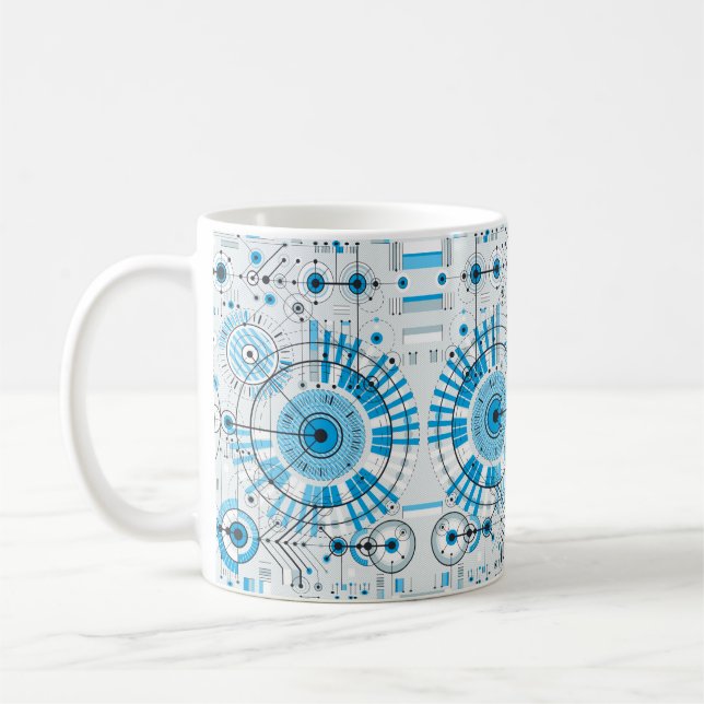 Taza De Café Tecnología de motor de resumen de Guay (Izquierda)