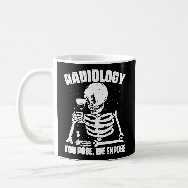 Taza De Café Tecnología de radiología de radiaciones radiológic (Izquierda)
