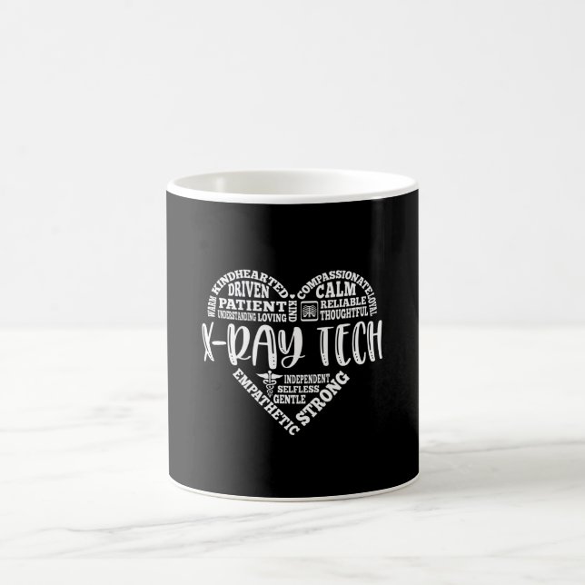 Taza De Café Tecnología de rayos X, tecnólogo de Xray (Centro)