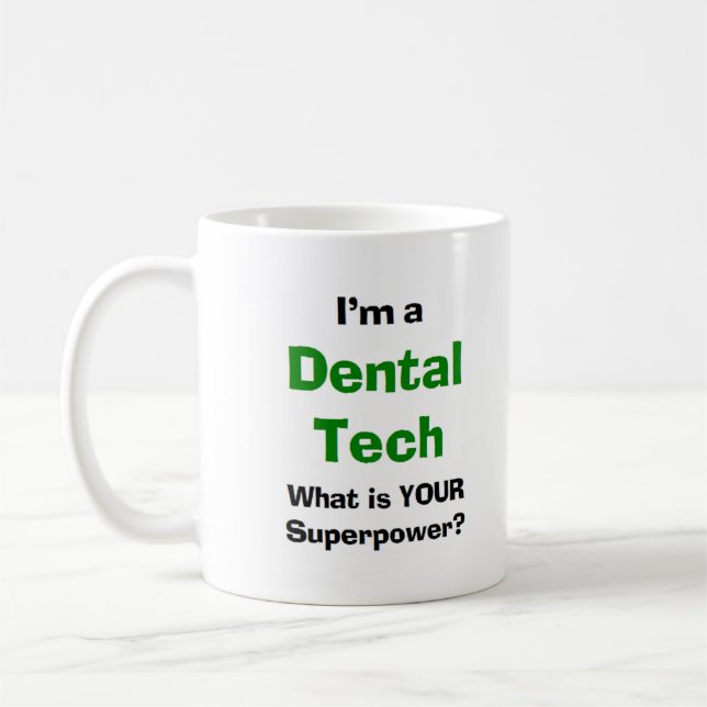 Taza De Café tecnología dental (Izquierda)
