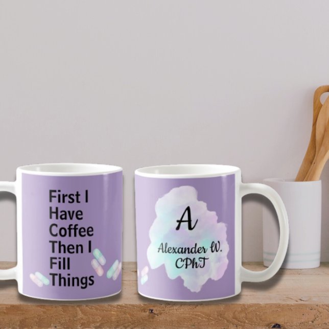 Taza De Café Tecnología Farmacéutica Tengo Café Lleno Cosas Mug (Subido por el creador)