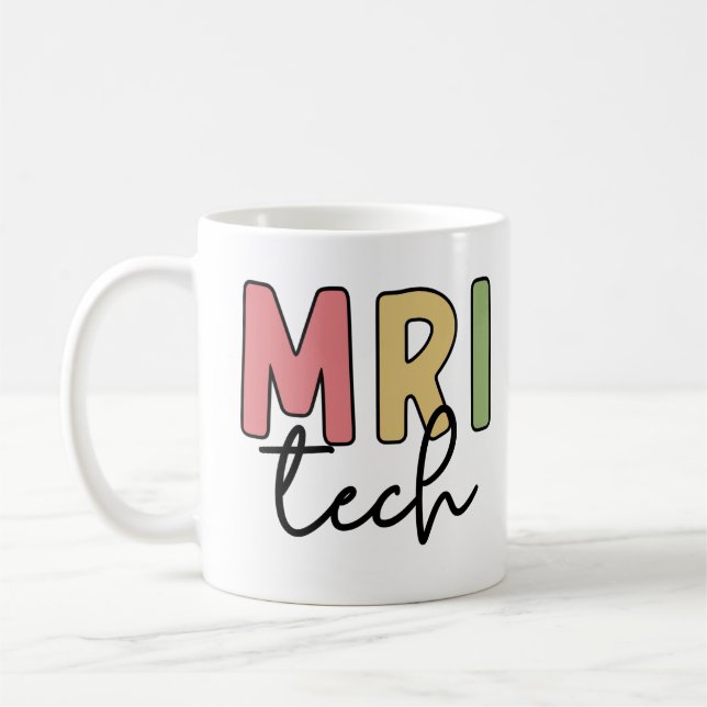 Taza De Café Tecnología MRI | Técnico de Radiología de IRM (Izquierda)