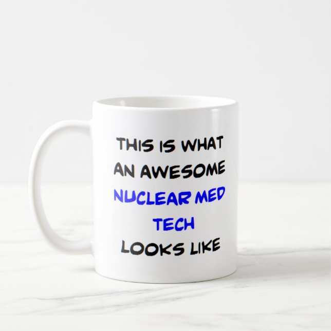 Taza De Café tecnología nuclear de medicina, impresionante (Izquierda)