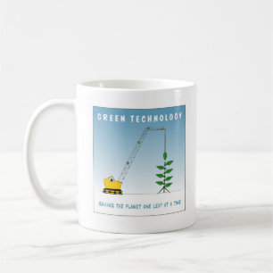 Taza De Café Tecnología verde
