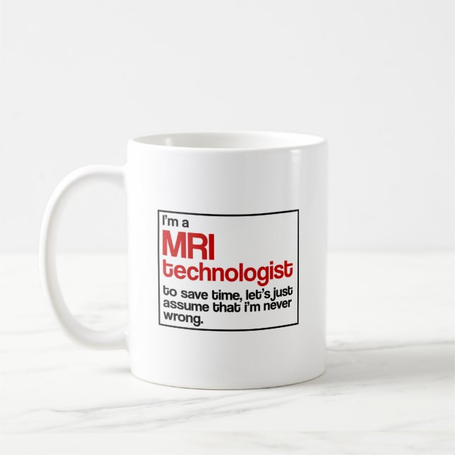 Taza De Café Tecnólogo de MRI (Izquierda)