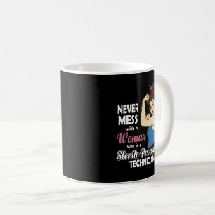 Taza De Café Tecnólogo de procesamiento estéril regalo Mujeres