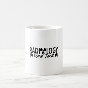 Taza De Café Tecnólogo de Radiología Tecnológica Rad Medicine X