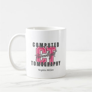 Taza De Café Tecnólogo de Tomografía Computarizada Personalizad