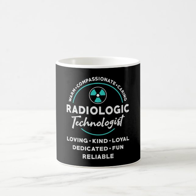 Taza De Café Tecnólogo radiológico de Radiología Xray Tech (Centro)