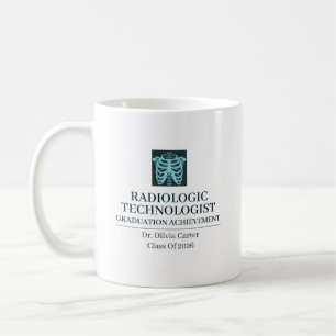 Taza De Café Tecnólogo Radiológico Nombre Personalizado Desde A