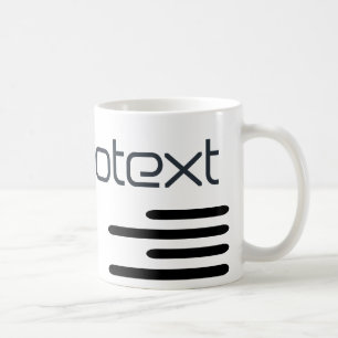 Taza De Café Tecnotexto genial Techno Texto