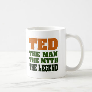 Taza De Café TED - el hombre, el mito, la leyenda
