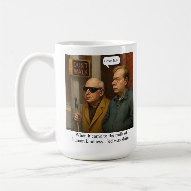 Taza De Café Ted era desnatada. (Izquierda)