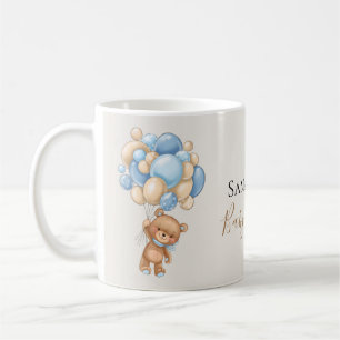 Taza De Café Teddy Bear Balloon Brown