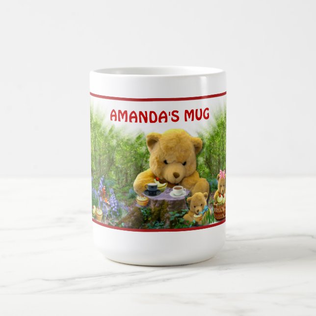 Taza De Café TEDDY BEARS PICNIC ~ Mug de viaje (Centro)
