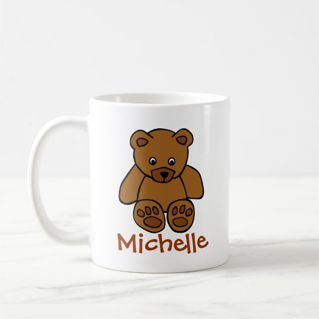 Taza De Café Teddybear precioso (Izquierda)