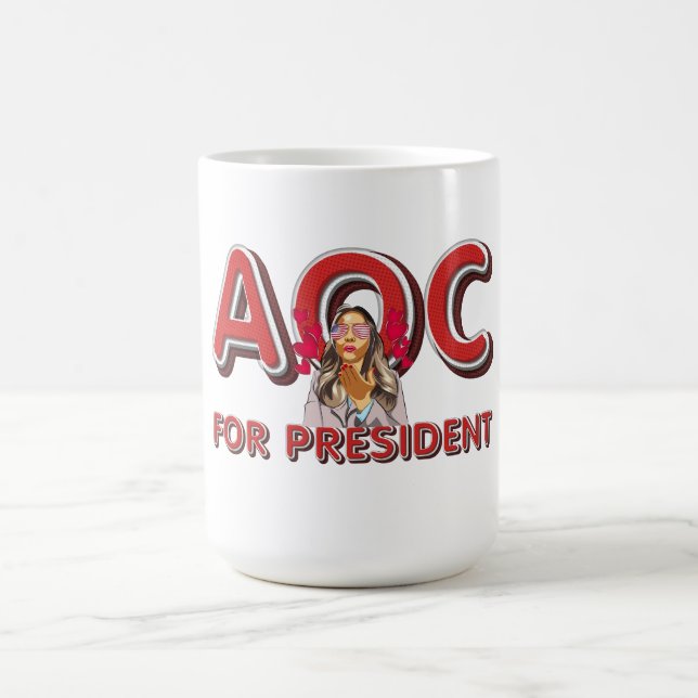 Taza De Café TEE AOC para Presidente (Centro)