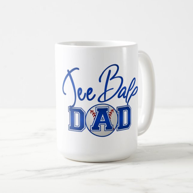 Taza De Café Tee Ball Dad- Combo Mug (Anverso derecho)