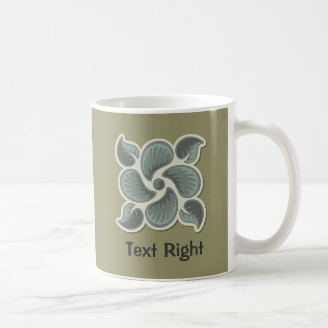 Taza De Café Teja de decó 2 (Derecha)