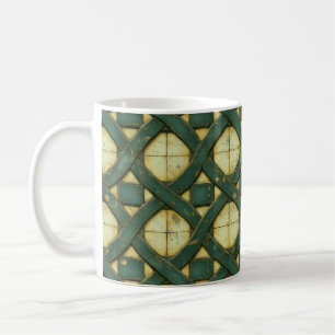 Taza De Café Tejido Celta de Piedra