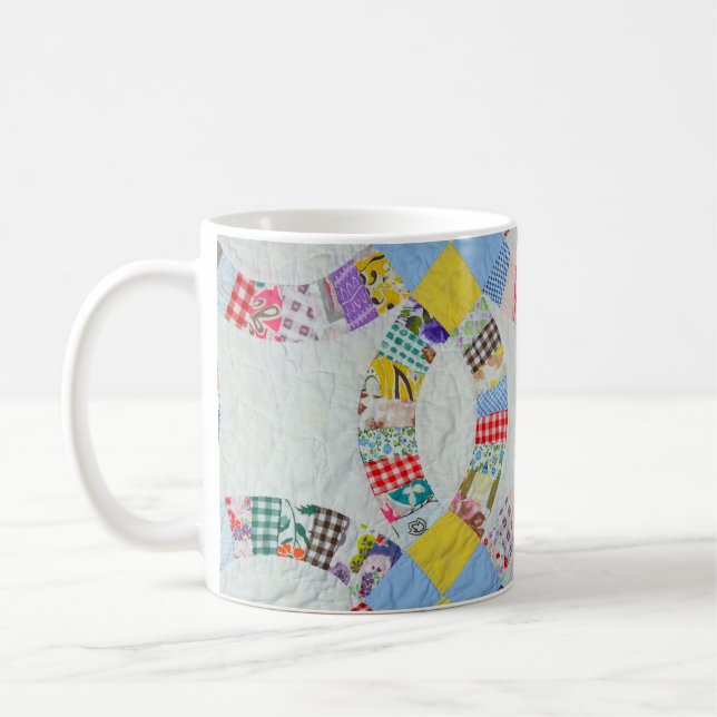 Taza De Café Tejido colorido (Izquierda)