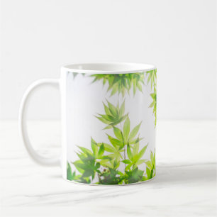 Taza De Café Tejido de hoja de árbol de arce