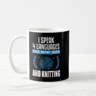 Taza De Café Tejido Sarcástico Diciendo Gracioso Acúfago